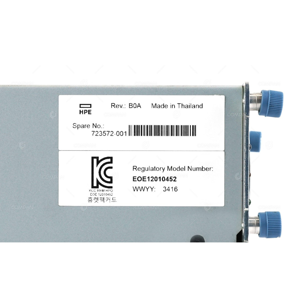 723572-001 HP 432W POWER SUPPLY FOR HPE STOREEVER MSL6480